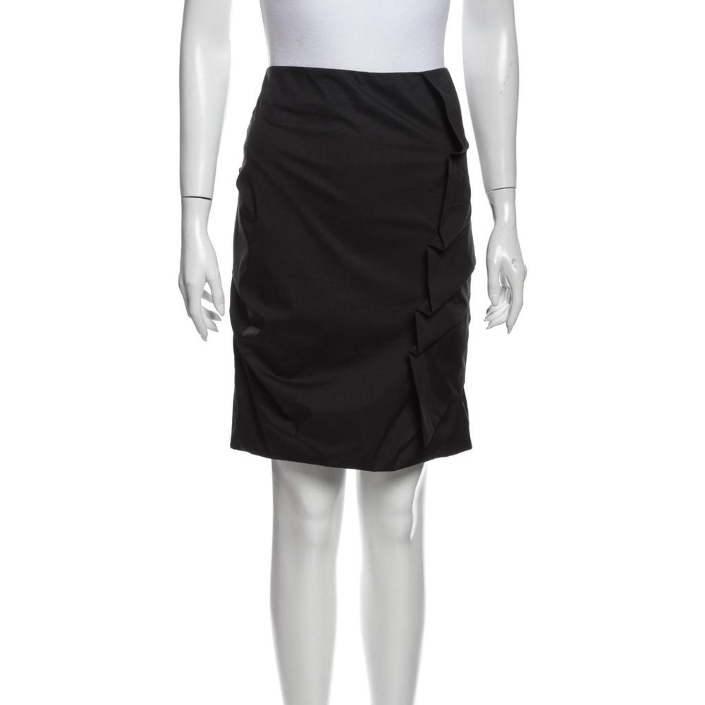 Shin Choi Ruched/pleated Asymmetric Pencil SKirt 4